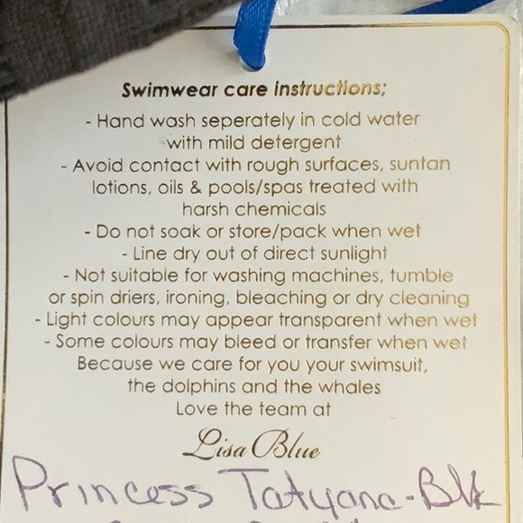 Lisa Blue PRINCESS TATYANA bikini - black (#2) - Picture 10 of 15